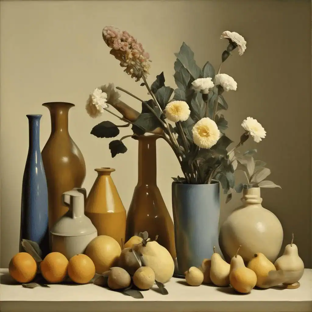 Metaphysical Still Life with Triangle – Giorgio Morandi