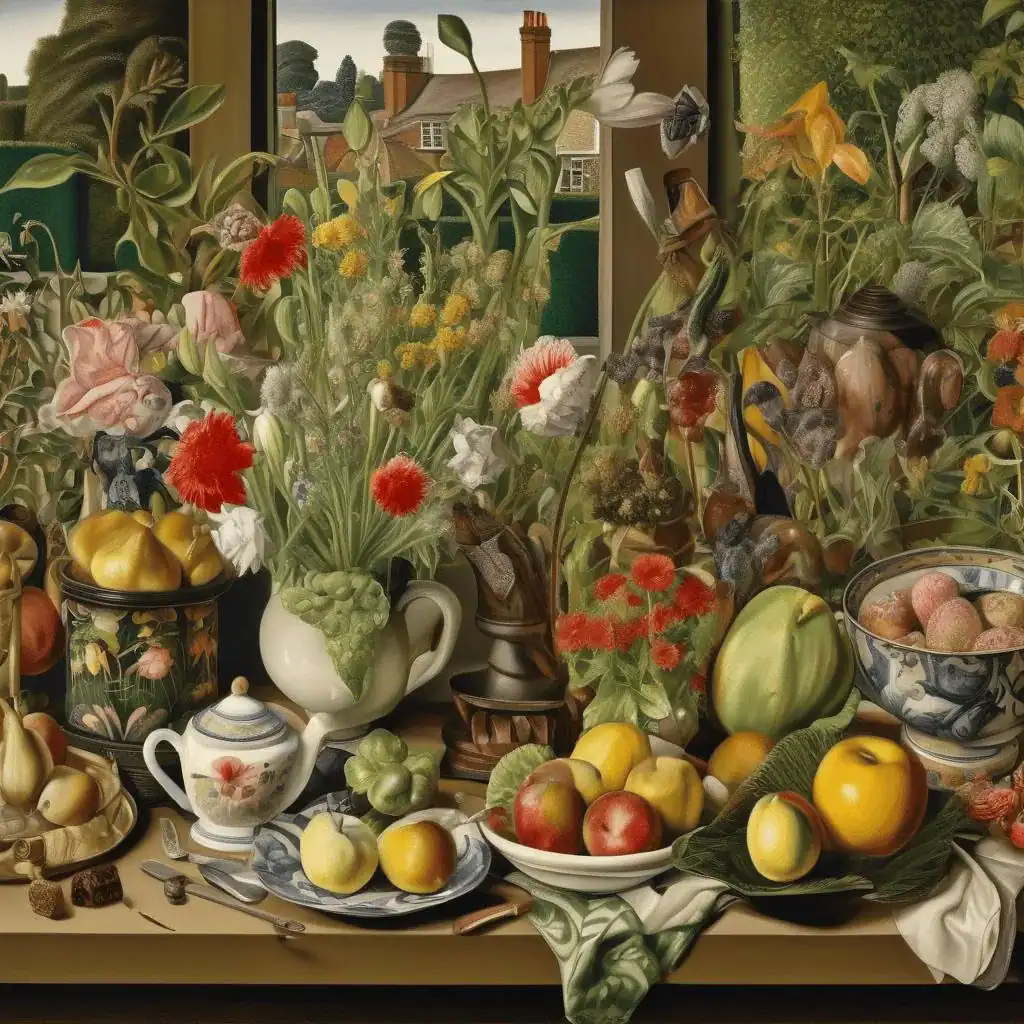 Gardens In The Pound, Cookham – Stanley Spencer