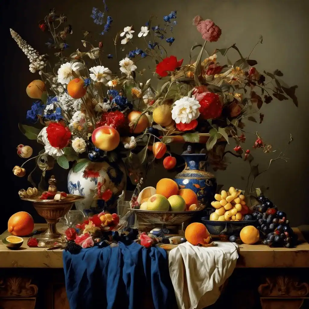 Still life with figure – Dimitris Mytaras