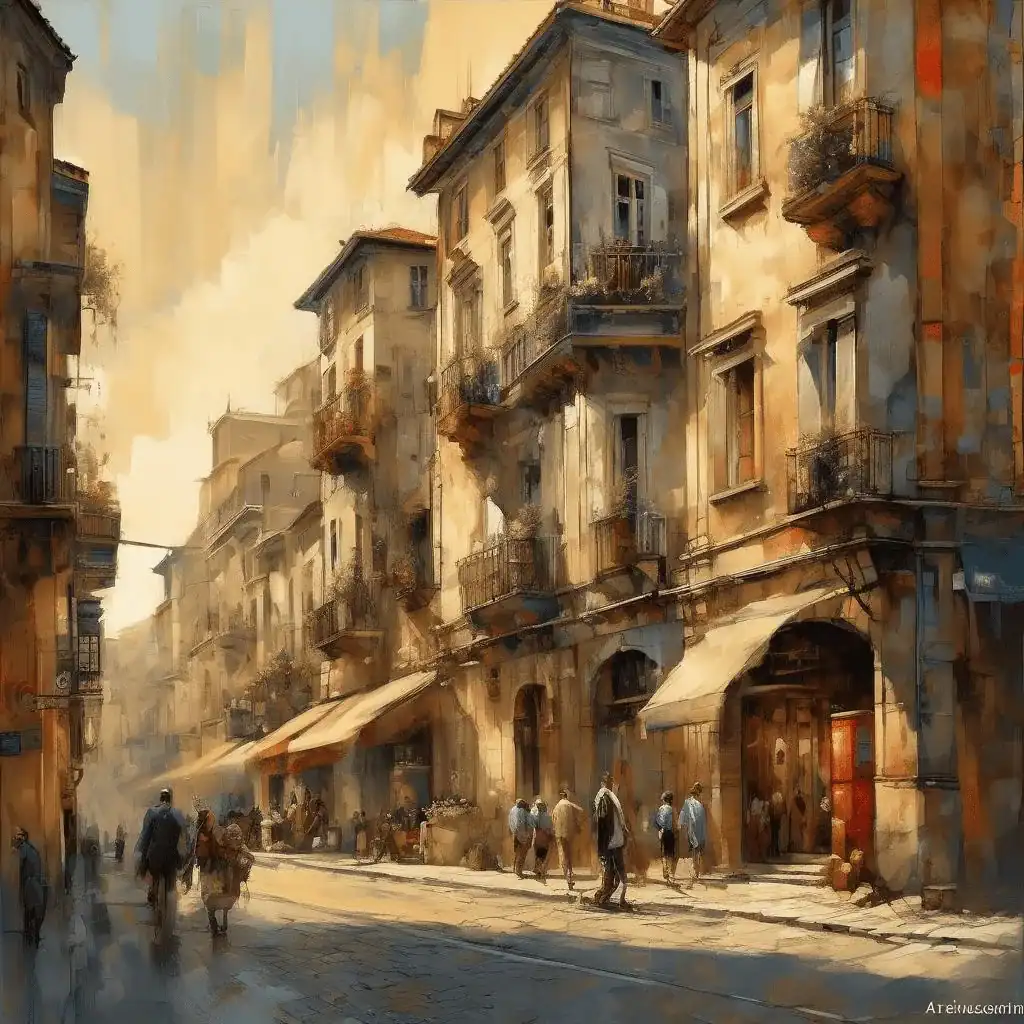 Street in Turtucaia – Constantin Artachino