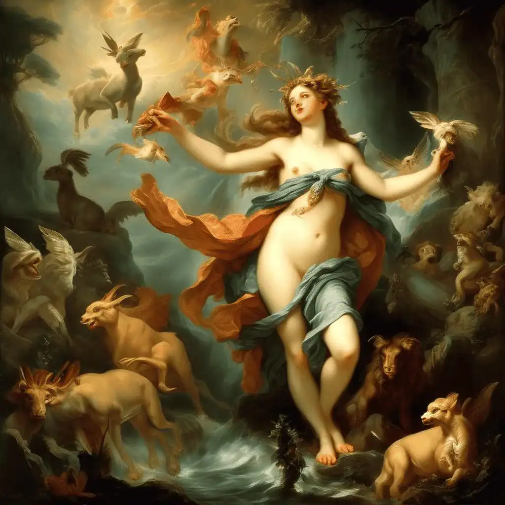 L’enlèvement De Proserpine – Joseph-Marie Vien