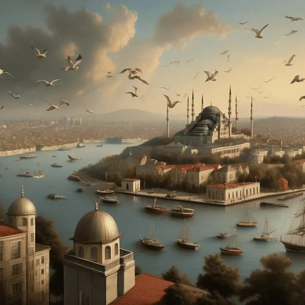 View Of Istanbul From The Dutch Embassy In Pera – Jean Baptiste Vanmour
